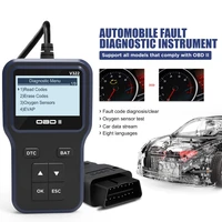 v322 odb2 automobile fault diagnostic instrument reader scanner read code lcd display car diagnostic tool supports 8 languages