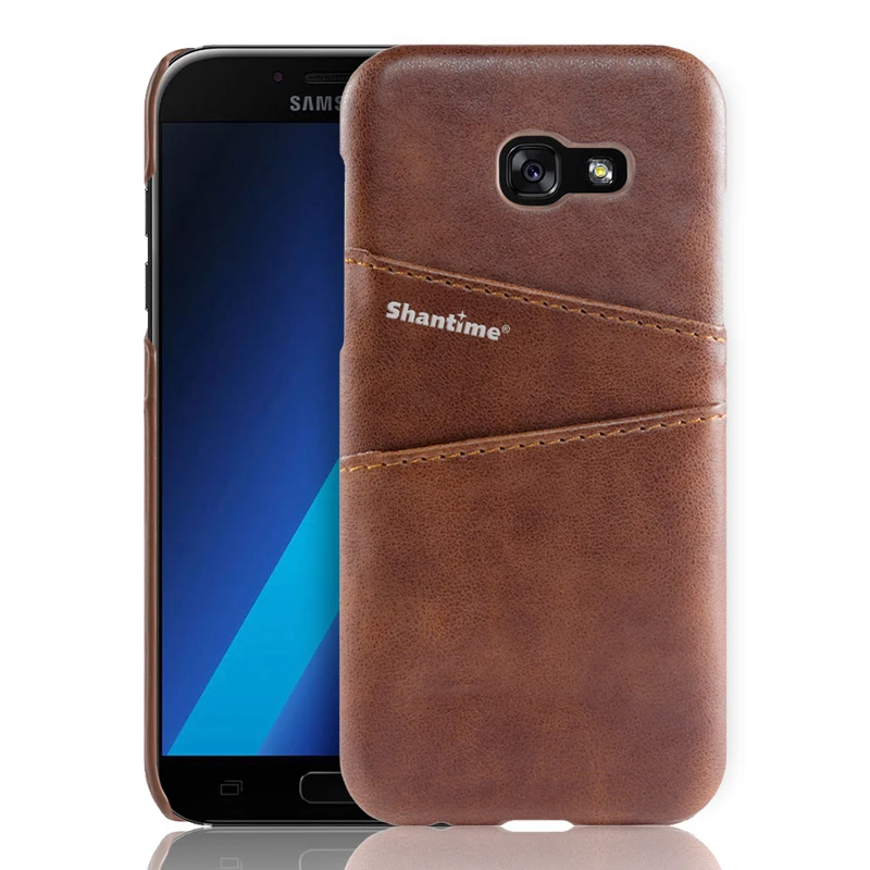 Brown Чехол для Samsung Galaxy A5 A3, чехол для Samsung Galaxy J4 Core, чехол для Galaxy J4 Plus A5 A3, деловой чехол - Цвет: Brown
