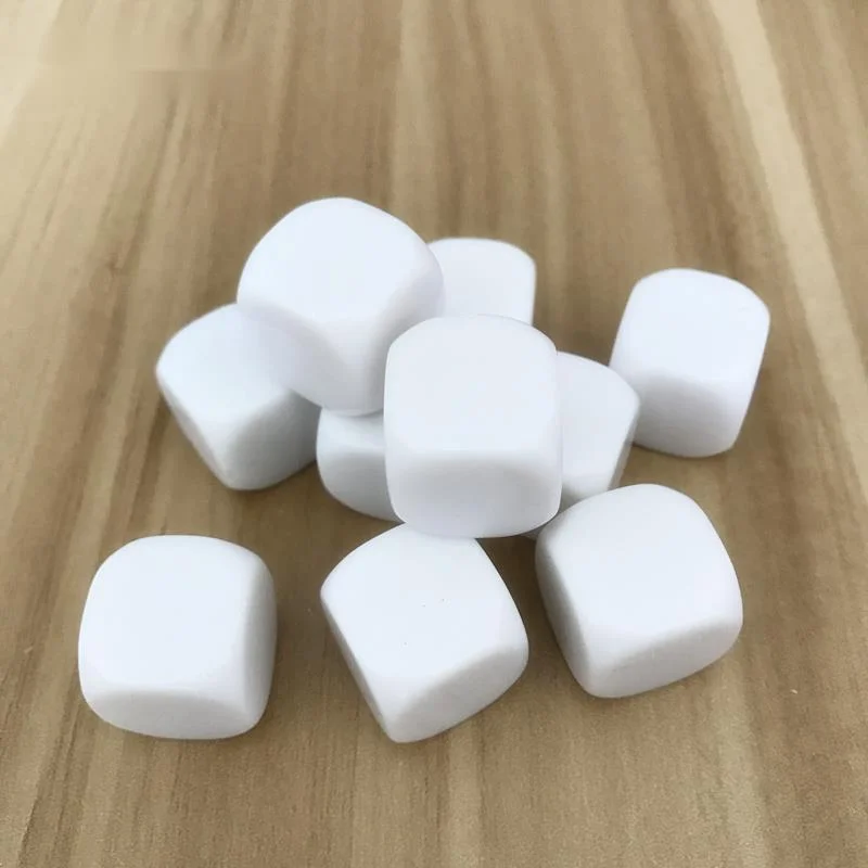 50 шт./лот высококачественные 20 мм белые пустые кости могут писать и детские