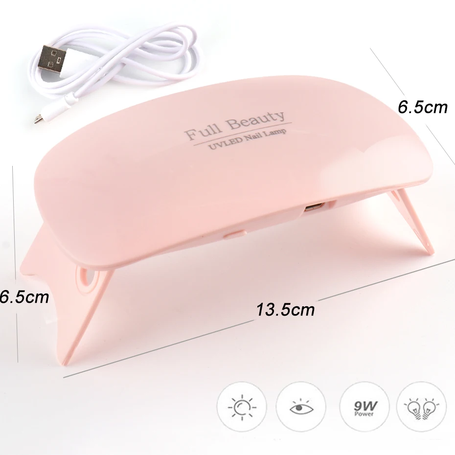 

15ml Acrylic Nail Kit Extension UV Lamp Set Extend Prolong Gel Polish Nail Form Cleaner Liquid False Clip Portable Set SA1809-3