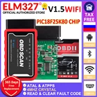 ELM327 Bluetooth-совместимый V1.5 PIC18F25K80 ATAL и ATPPS 4 МГц Кристальный Wi-Fi elm327 для AndroidIOSПК крутящий момент OBDII считыватель кода