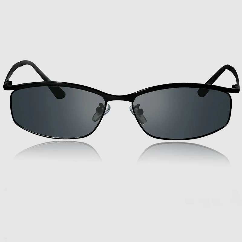 

Men Polarized Sunglasses Small Rectangle Driving Sun Glasses for Man Glass Lens Dark Green Anti Glare Narrow Fashion 2020 New