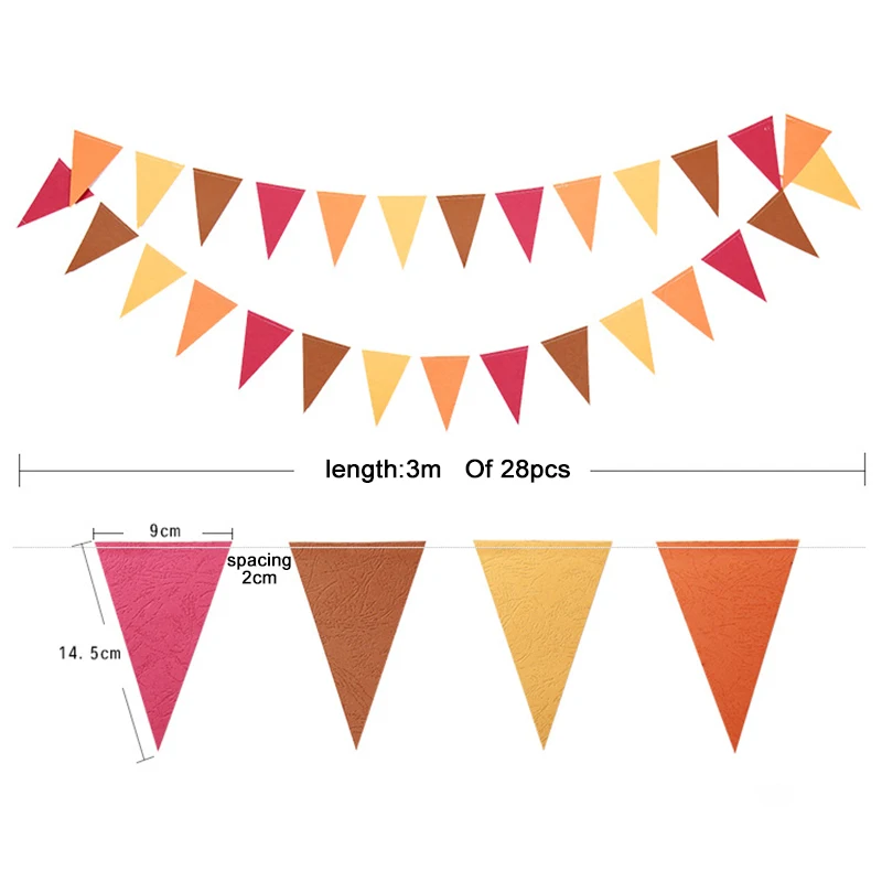 3 м треугольник овсянка вытянуть цветок тянуть флаг баннер вымпел праздничный