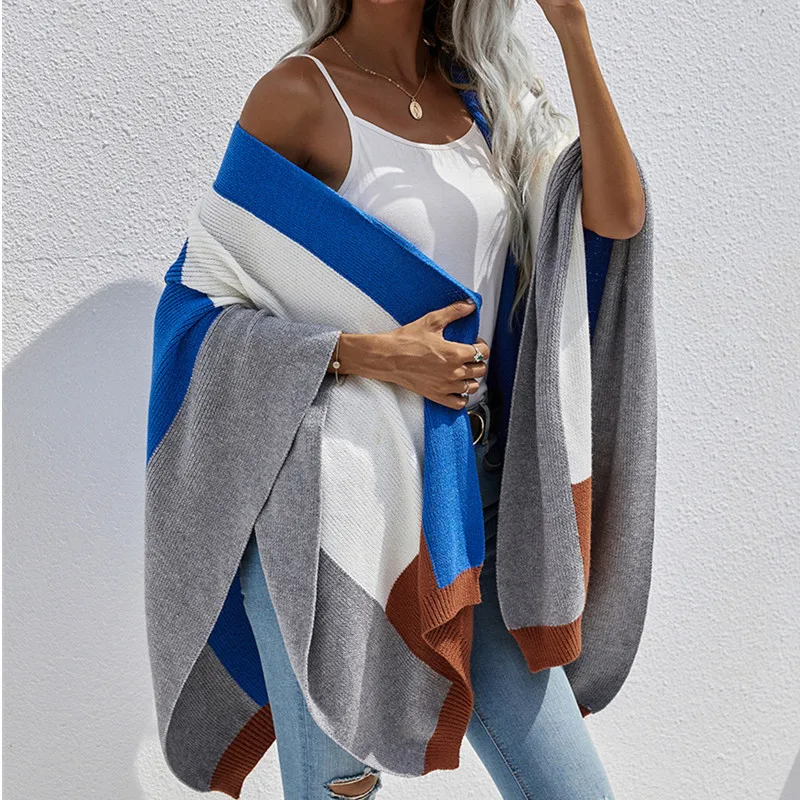 

Women Sweater Autumn Winter Knitted Cardigan Loose Streetwear Female Knit Sweater Coat Women Jacket Allneon Casual Cardigans