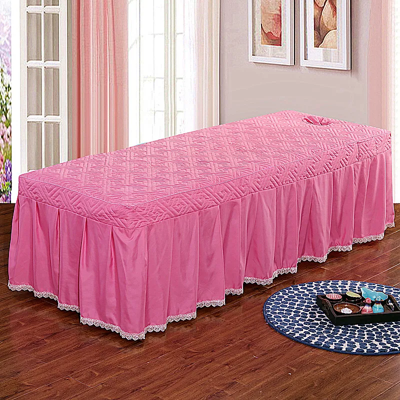 Кружевное покрывало для салона красоты с отверстиями массажа тела простыня