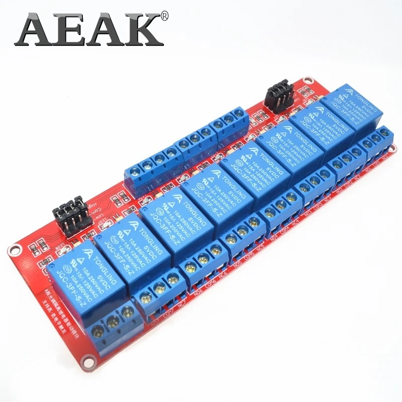 8 канальная релейная контрольная панель реле ПЛК 5 в модуль для arduino горячая