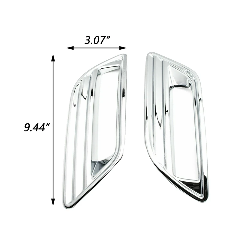 

for Nissan Sentra 2016-2019 Seden Chrome Rear Bumper Fog Light Lamp Reflector Protect Cover Trim Molding Car Decoration