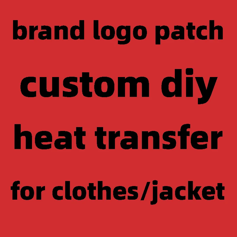 

Luxury Brand Logo Iron on Letters Patches for Clothing T Shirt DIY Custom Heat Transfer Vinyl Patch for Cloth Jackets Stickers