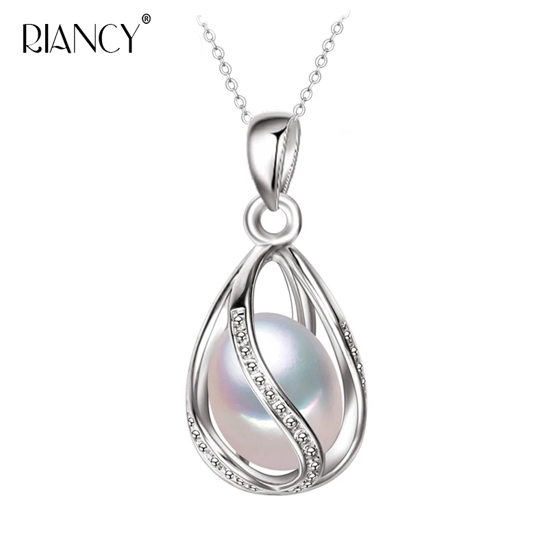 Ожерелье женское из натурального пресноводного жемчуга Трендовое ювелирное