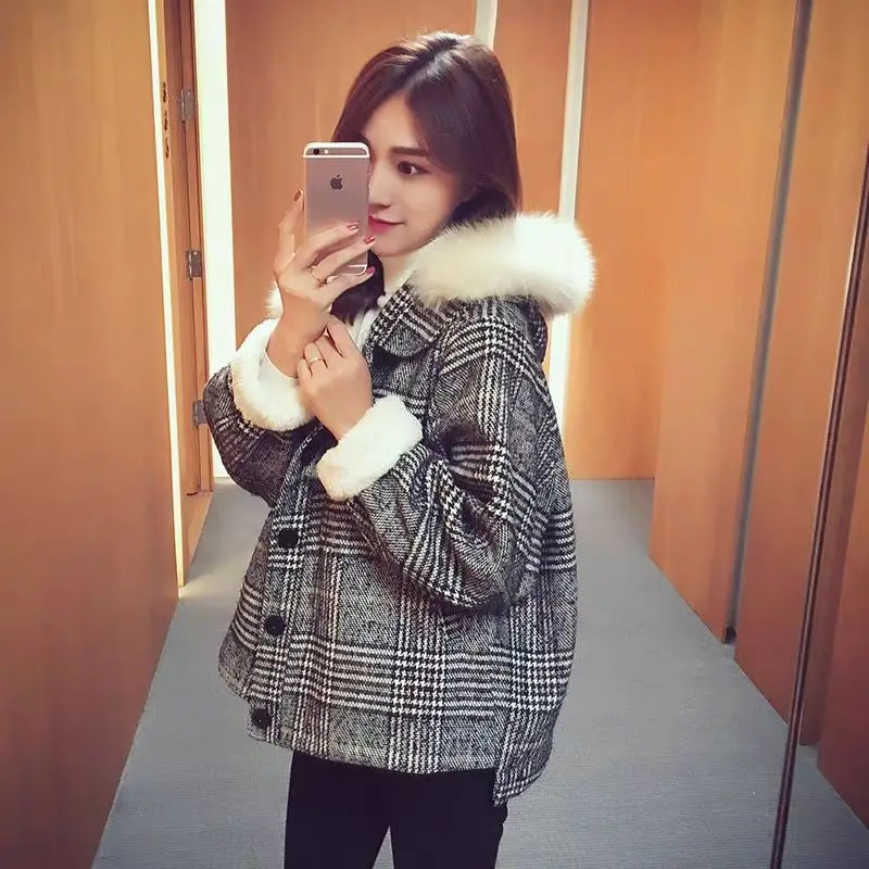 2019 для женщин новые осень-зима утолщенные Кофты детей шерстяной пиджак женский