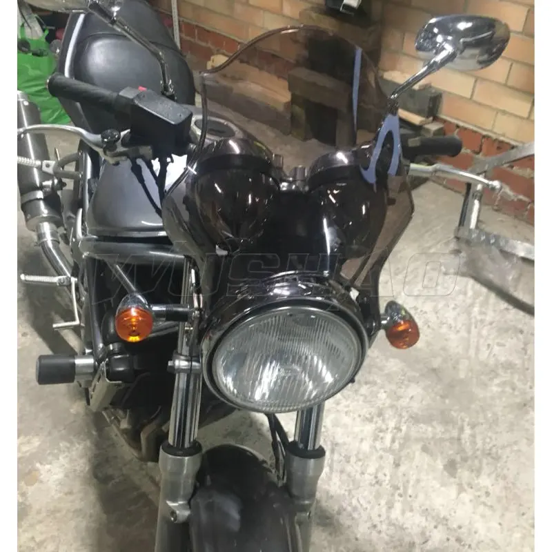 

Экран ветрового стекла для Suzuki TU250 TU250X TU 1979 X ST250 GS500 GS 2019 E F, боковой Монтажный кронштейн для передней фары 250-500