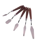 Набор инструментов из нержавеющей стали набор шпателей, 5 шт., гибкие лезвия