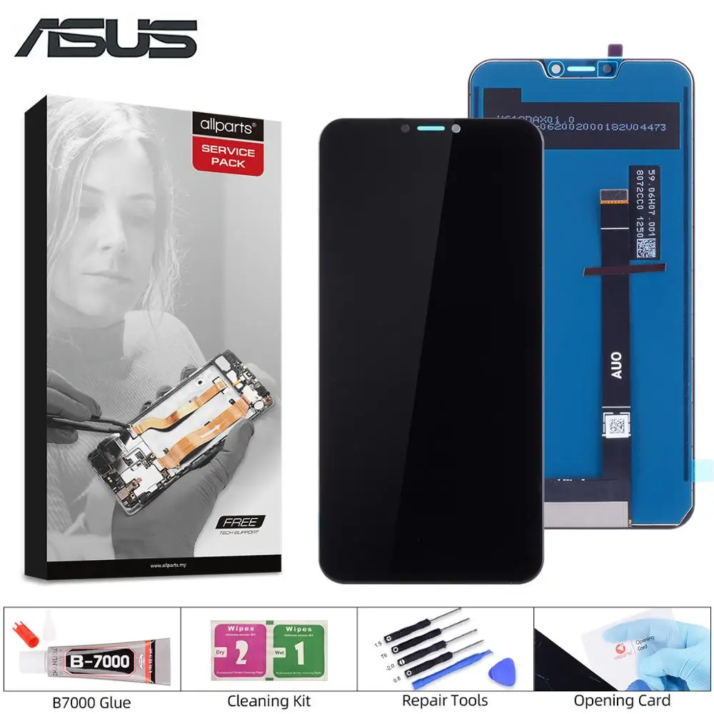 Дисплей для ASUS ZenFone 5 ZE620KL LCD в сборе с тачскрином Оригинал 6.2'' черный|Экраны
