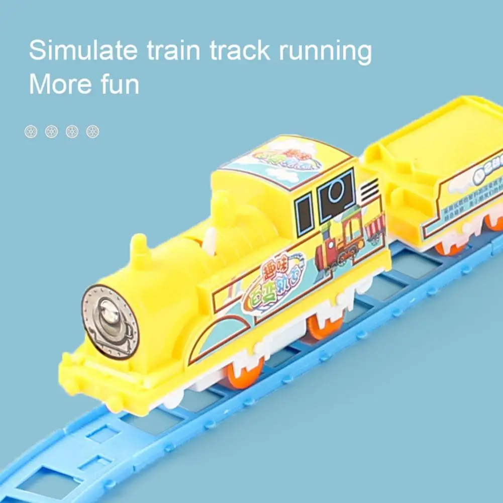 Изысканное ремесло 1 комплект высокая имитация цветные треки игрушечный поезд