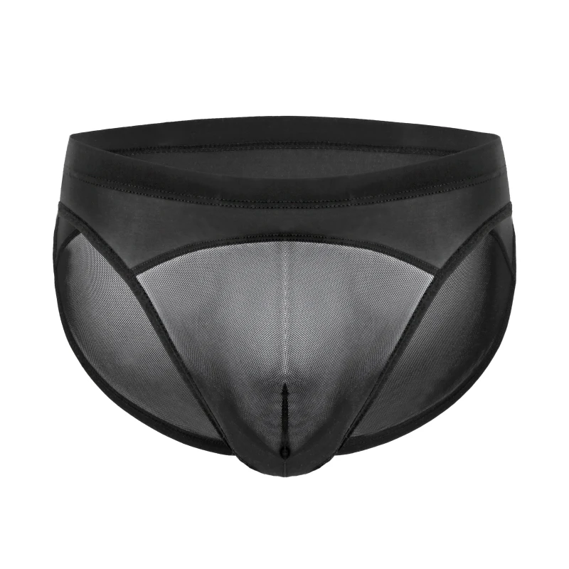 Мужские сексуальные трусы AIIOU для геев прозрачные сетчатые с низкой талией