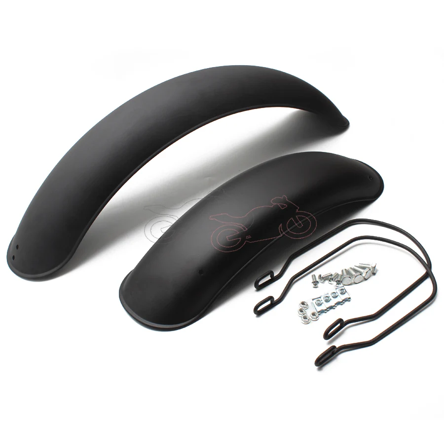 Черное металлическое брызговик для мотоцикла ретро металлический задний +