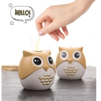 cute owl shape toothpick box activity switch design detachable toothpick dispenser dining table decoration toothpick organizer