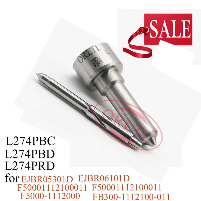Орлитовое сопло L274PBC L274PBD L 274 PRD форсунки насоса Common Rail для EJBR06101D (F50001112100011 FB300 1112100