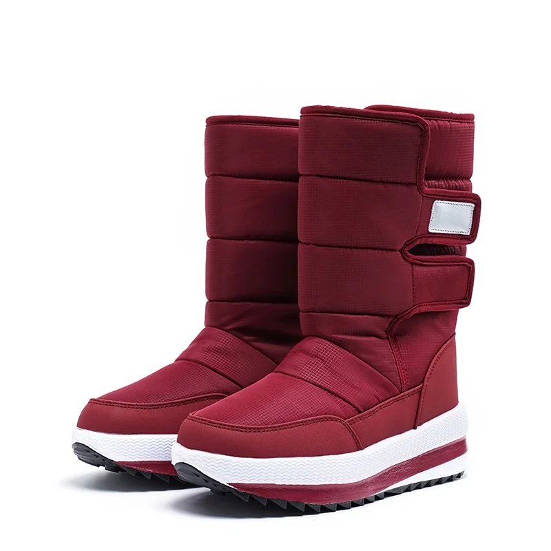 ASUMER/Большие размеры 36-41 Женские зимние ботинки Теплые на толстом меху Ботинки до