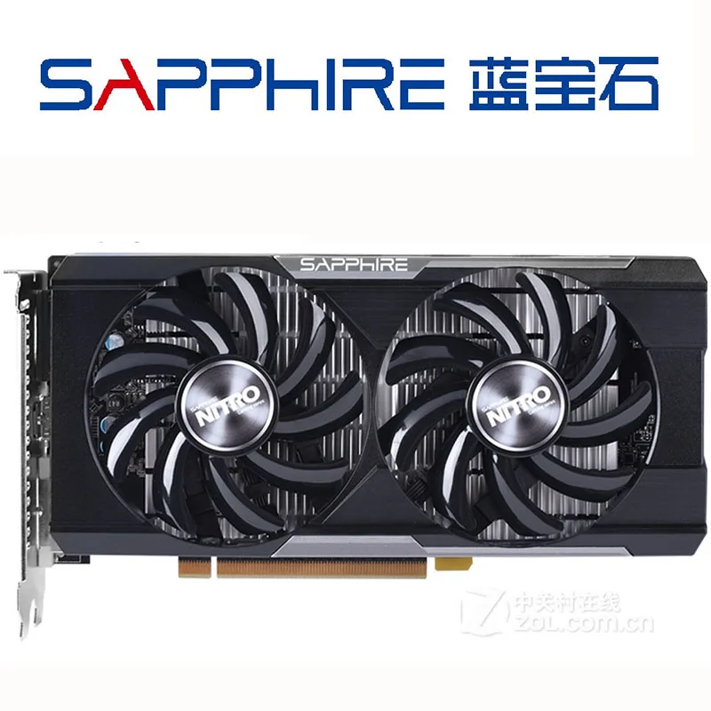 Видеокарта SAPPHIRE R7 350 2G D5, графическая карта памяти 2 ГБ GDDR5 350 бит для AMD R7 серии Radeon R7 R7350 HDMI DVI VGA, б/у