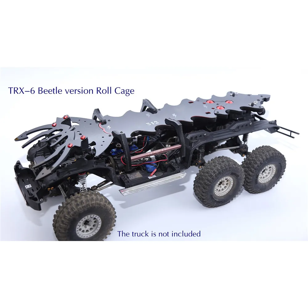 

Roll Cage for 1/10 TRX-6 RC Car Roll Cage Beetle Version for 1/10 TRX-6 RC Car 312 mm Wheelbase Accessories