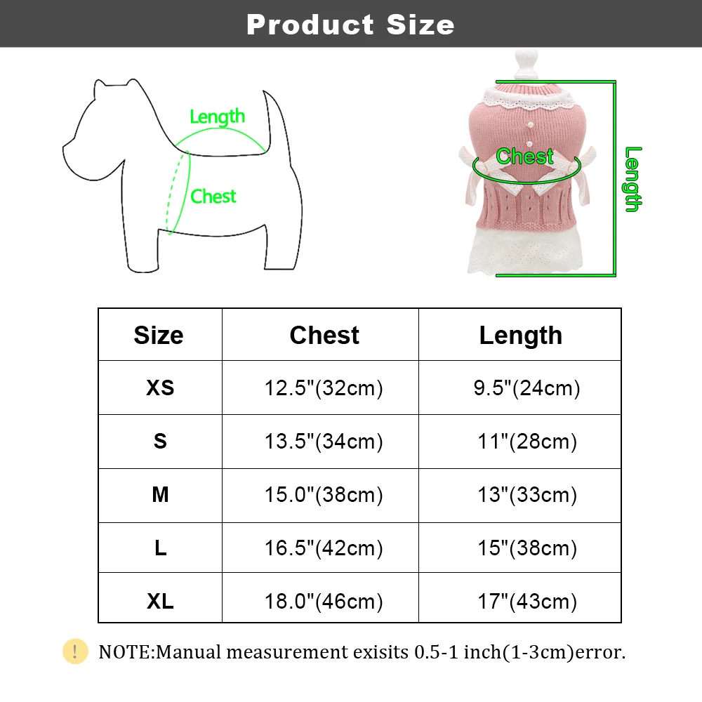 

Sweet Pet Dog Clothes For Small Dogs Cats Shih Tzu Yorkshire Costumes Coat Jacket Puppy Sweater Princess Pets Outfits