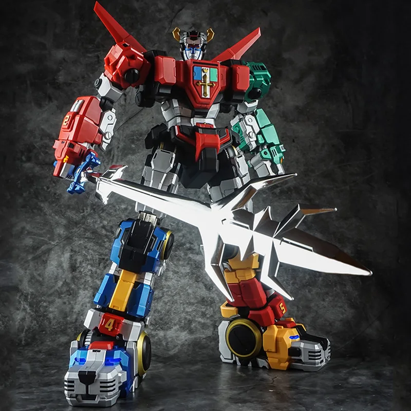 В наличии Titan Power TP TP01 Beast King Chogokin Voltron w/светодиодный фигурка|Игровые фигурки и