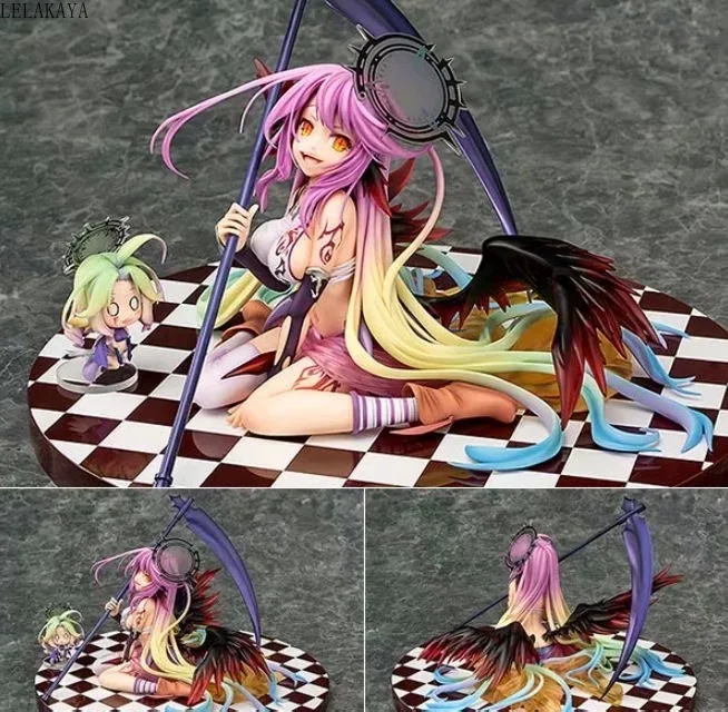 Anime Sexy Girls MILE STONE Queed ted Uniform Police Woman NO GAME no LIFE Shiro Jibril Reading Ver PVC Action Figure Toys Gift | Игрушки и