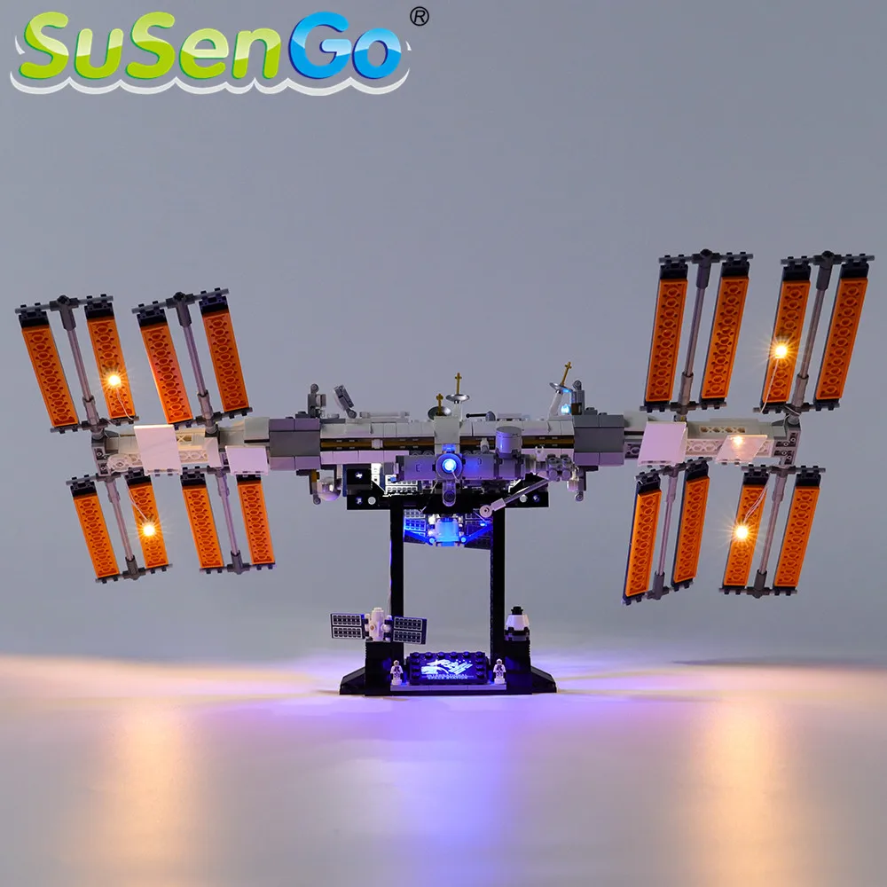 SuSenGo светодиодный светильник комплект для 21321 идеи серии МКС (модель не входит в