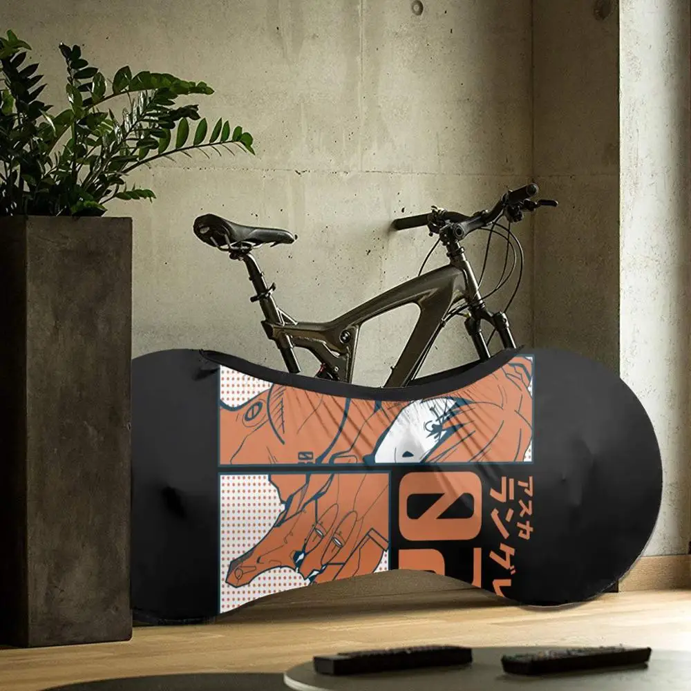 

Asuka Langley Orange outdoor Bike MTB waterproof Bicycle dust cover Custom Rashguard biking motocross downhill BMX father gift