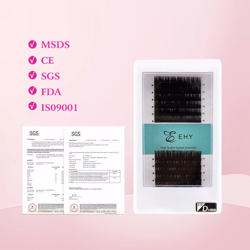 DORADOSUN 12 Ряд протеиновые шелковые накладные ресницы в отдельной упаковке Maquiagem Cilios