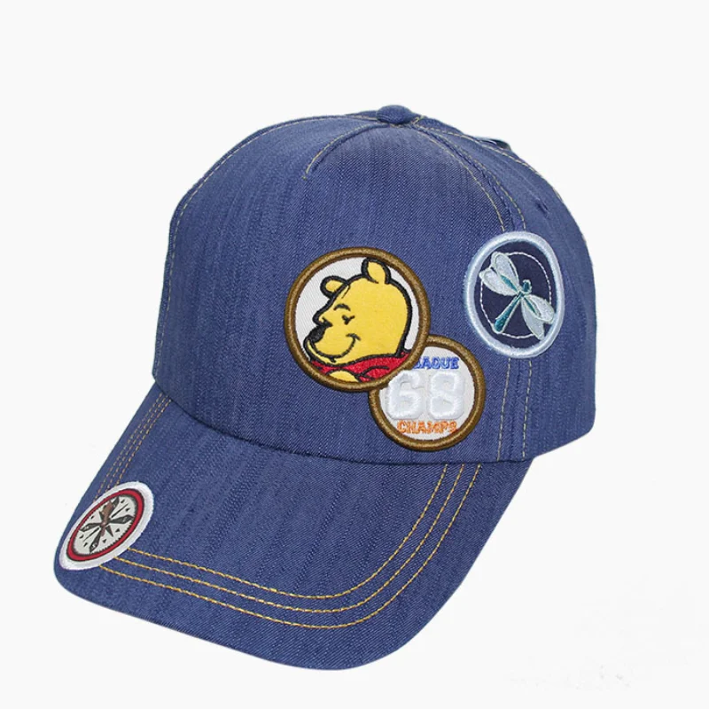 

Disney Pure Cotton Children Bucket Hat Comfortable Ventilation Embroidery Hat for Children Adjustable Easy Storage Baseball Cap