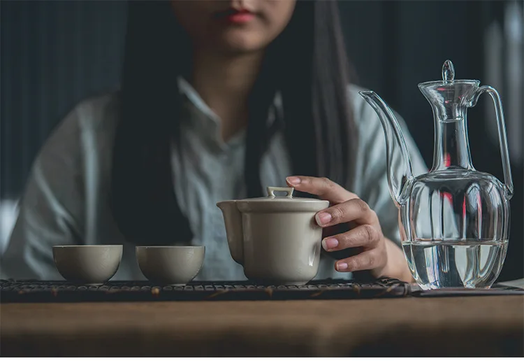 WIZAMONY пепельный серый китайский чайный набор кунг-фу gaiwan Чайник чашки ярмарка кружка Чайные Наборы белый керамический fot подарок пуэр посуда для напитков