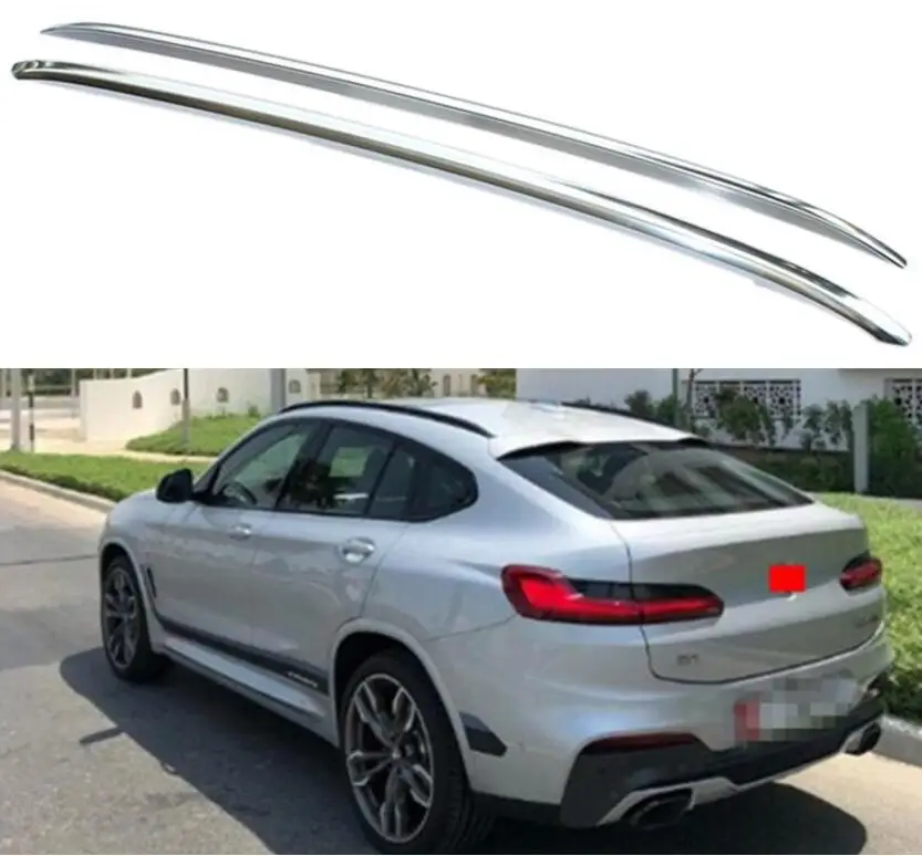 Bastidores de techo aptos para BMW X4 G02 2019 2020 2021 2022, portaequipajes superior, aleación de aluminio