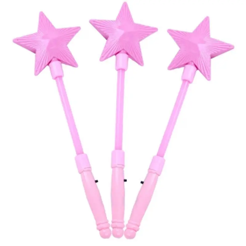 

Children Illuminated Toys Five-pointed Star Flash Stick Girl Fairy Star Rod Toy Gifts FEA889