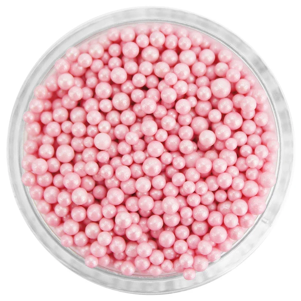 

130g 4mm Sugar Ball Sprinkles Beads Edible Pearls Cake Decorating Supplies baking Chocolate Candy Sugars Sparkling