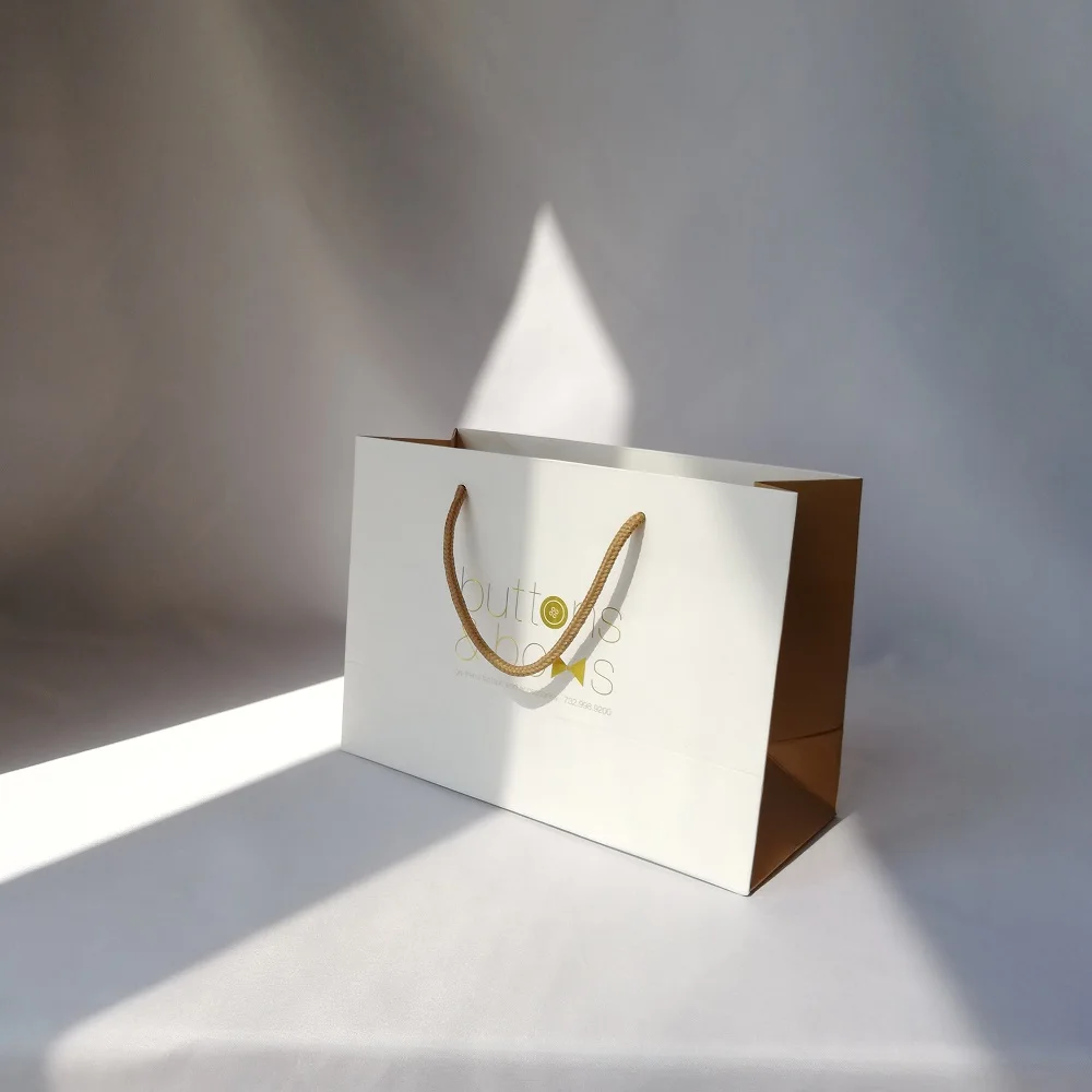 Оптовые продажи 1000 шт./лот высококачественные бумажные пакеты для