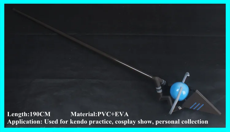 2021 Anime Mushoku Tensei: Jobless Reincarnation Rudeus Greyrat Cosplay Prop PVC Wands Canes Replica Weapons for Halloween Party |