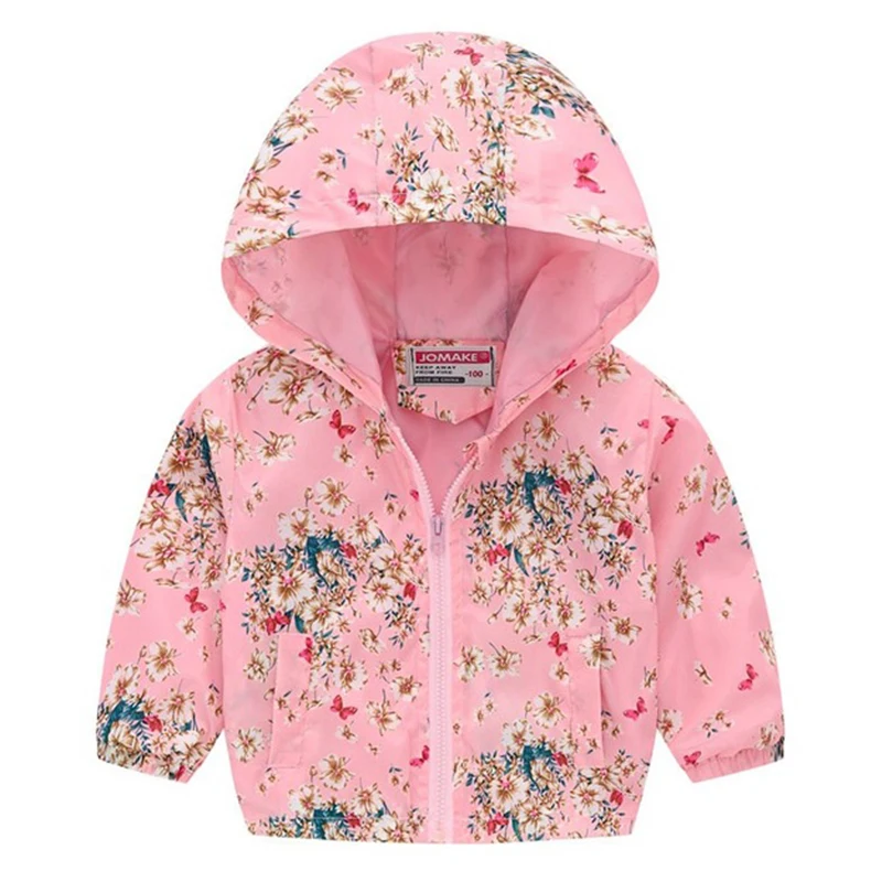 Девочки толстовки куртки весенняя одежда для мальчиков детская ветровка на
