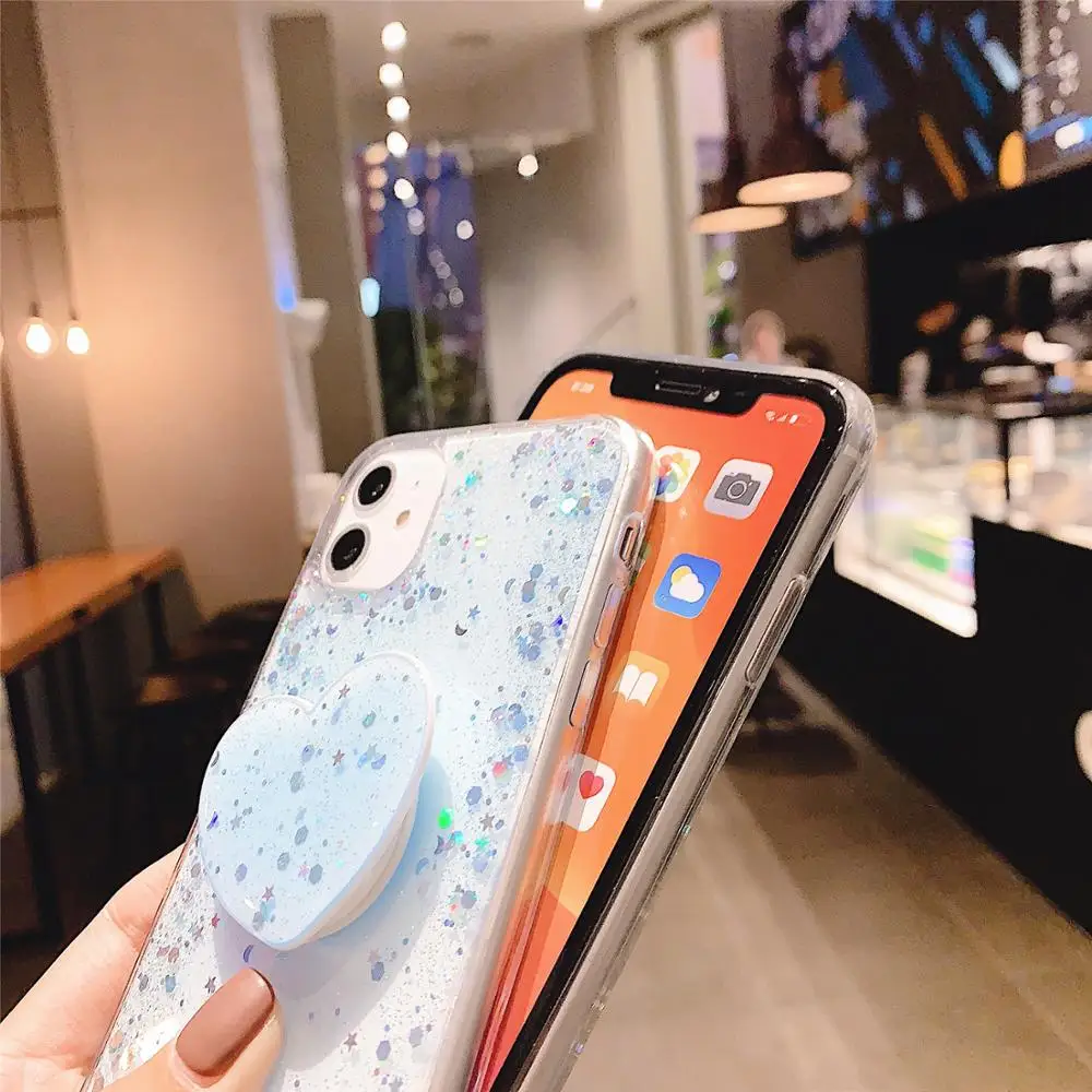 Блестящий чехол для телефона 2LC тонкий мягкий iPhone 11 11Pro Max Pro XS XR X iohone7 8 8Plus IMD |