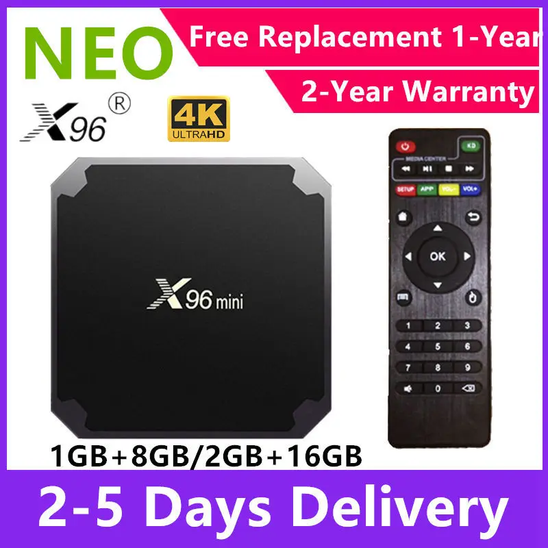 Лидер продаж NEOTV Code Pro X96 Mini Smart HD ТВ приставка Android 9 0 Bluetooth s905 четырехъядерный 8 Гб 16