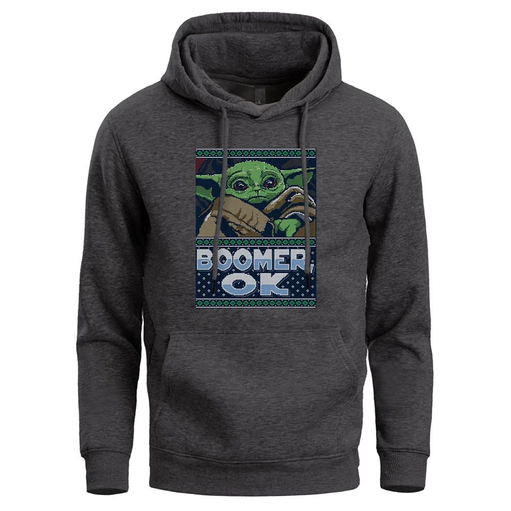 Мужская толстовка с капюшоном Детский свитер Йодой Звездные войны уличная