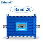 Lintratek 4G Репитер сигнала 20 усилитель 800 МГц Мобильный телефон усилитель LTE 800 70 дБ AGC Hign усилитель сигнала 4G