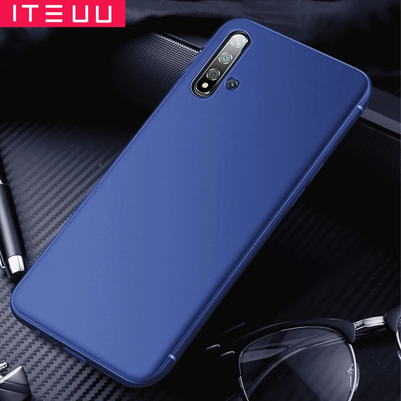ITEUU Ультратонкий Мягкий матовый чехол для huawei Nova 5 Pro 5i Чехлы TPU задняя крышка