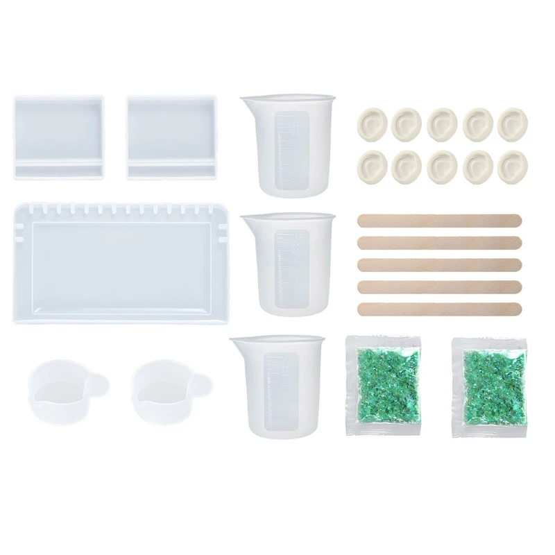 

1 Set Necklace Storage Display Stand Epoxy Resin Mold Ornaments Silicone Mould