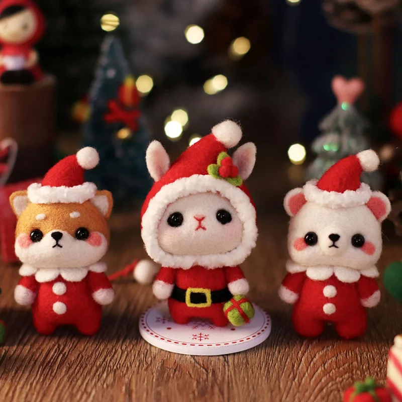 

Рождественское украшение в виде животного из мультфильма, аксессуары для рукоделия