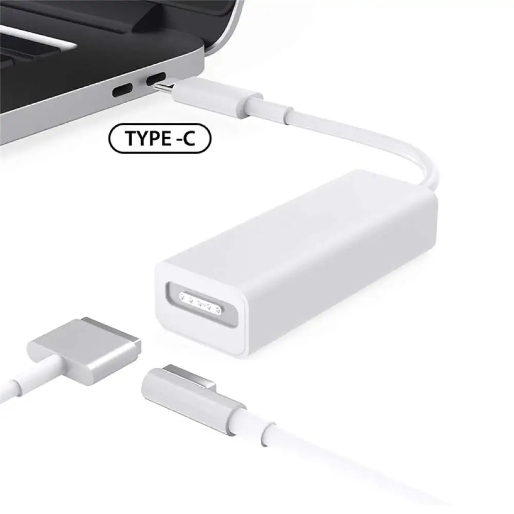 

Type USB-C to Magsafe1 2 Adapter 45W/60W/85W Charging Cable For Macbook Pro 15