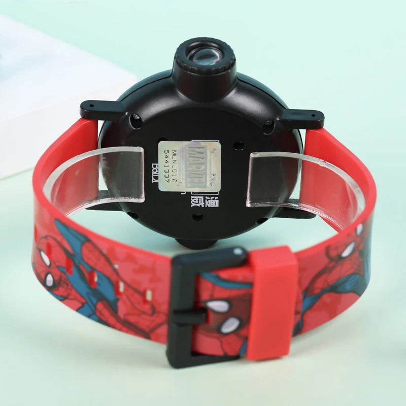 Original MARVEL Spider man projection LED digital children cool cartoon Watch Best kids birthday gift Disney 81018 good time toy|toys toys|toys toys