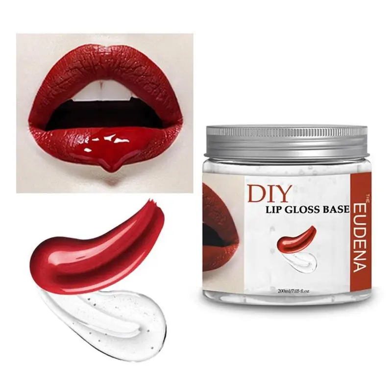 

200ml Clear Lip Gloss Base Oil Non-Stick DIY Lip Stick Material Gel for Lip Gloss Lipgloss Base Handmade Liquid Lipstick Tools