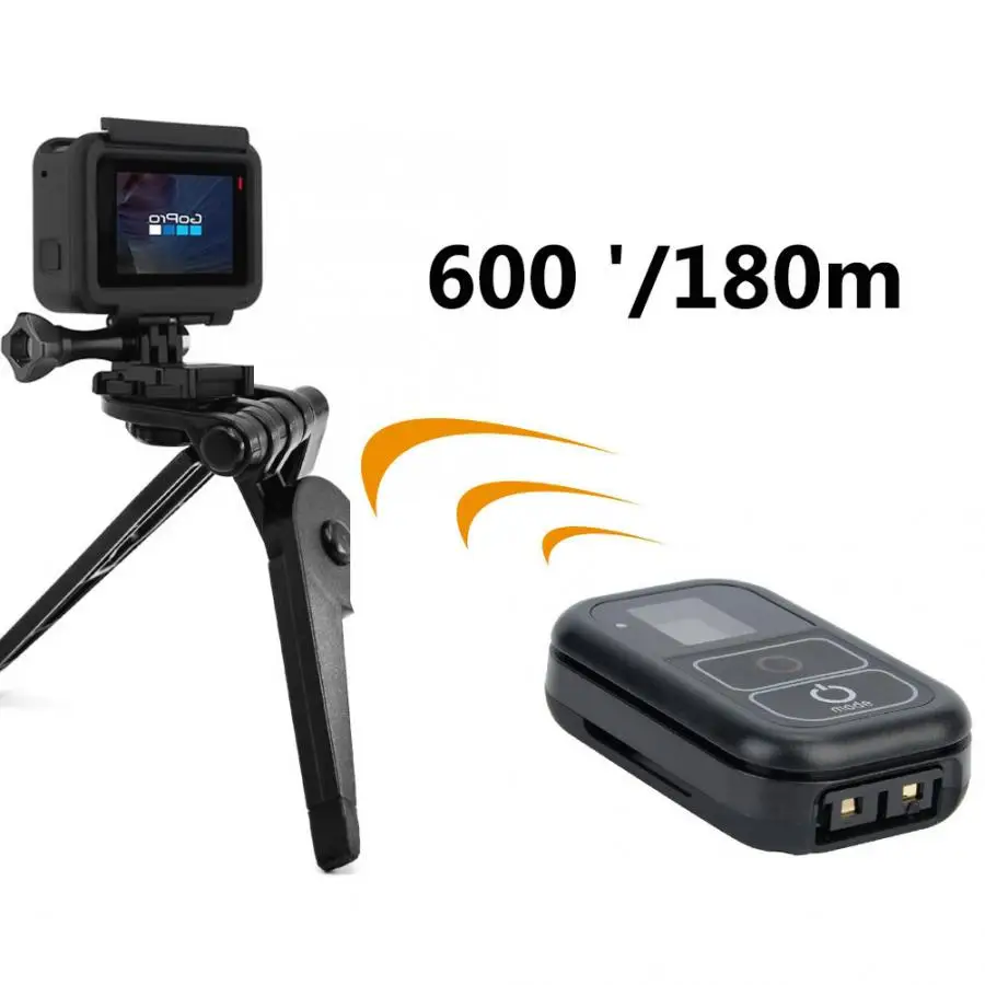 SHOOT WiFi Пульт дистанционного управления для GoPro Hero 7 6 5 черный 4 Session 3 + с ремешком на